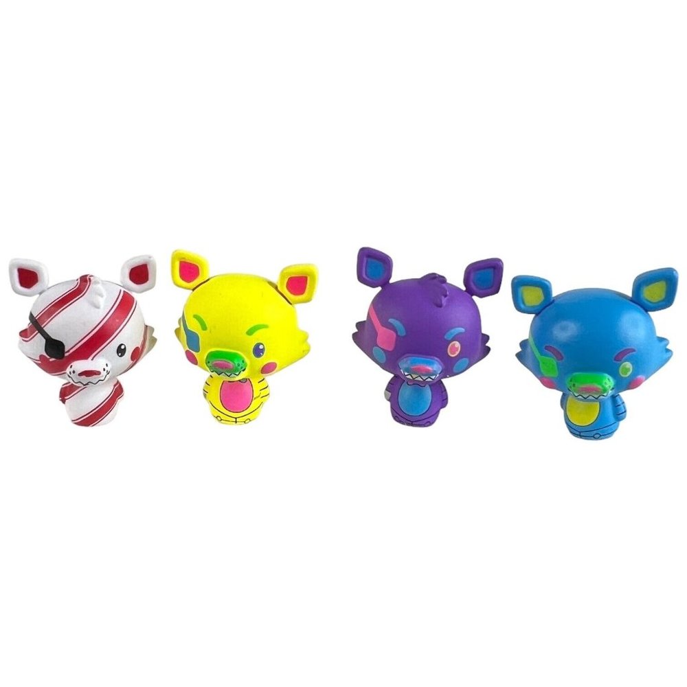 4‎ Funko Five Nights At Freddys Pint Size Blacklight Foxy Candy Cane Yellow Blue